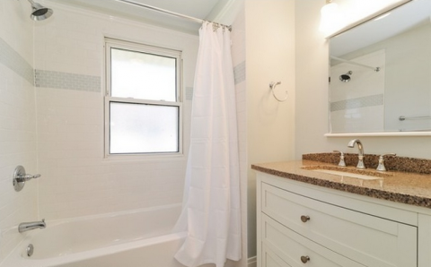 quality tiled and painted bathroom